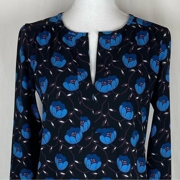 LOFT Bold Floral Print Career Office Work Shift Dress Women's NWOT Size XS - Picture 3 of 12